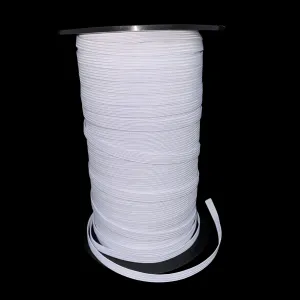 1/4" White Braided Elastic