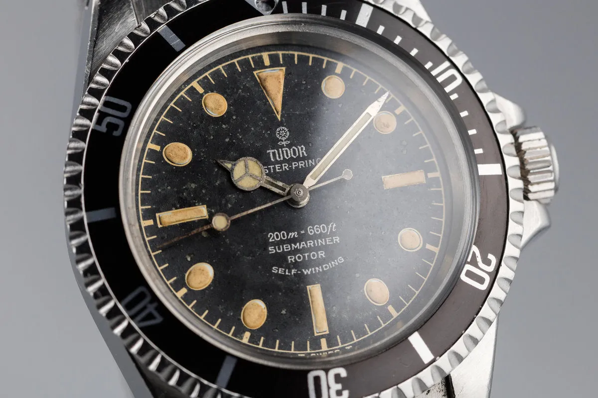 1964 Tudor Submariner 7928 Gilt Dial with "Granite" Patina