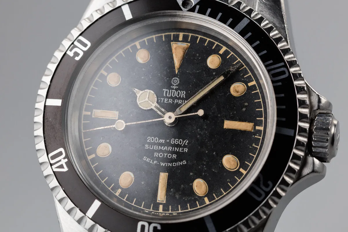 1964 Tudor Submariner 7928 Gilt Dial with "Granite" Patina