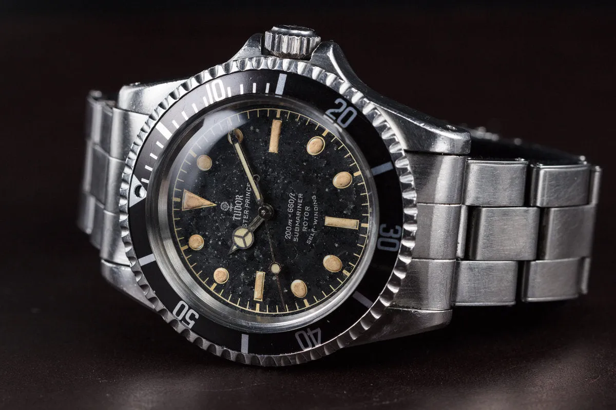 1964 Tudor Submariner 7928 Gilt Dial with "Granite" Patina