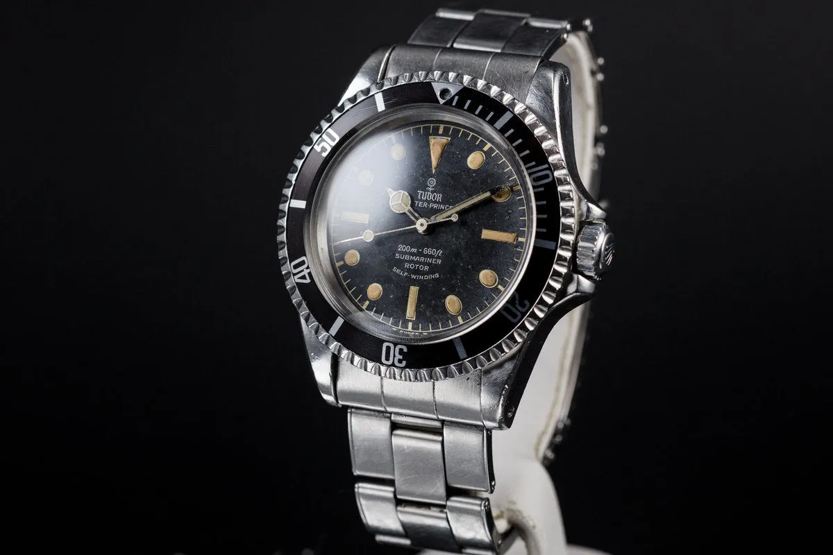 1964 Tudor Submariner 7928 Gilt Dial with "Granite" Patina