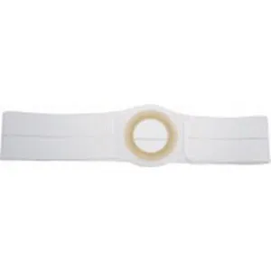 3" White, Regular Elastic, Nu-Form Belt, Prolapse Flap, Medium, 2-5/8" Center Opening