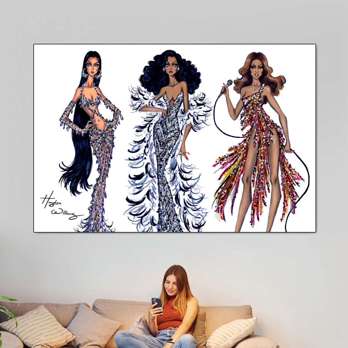 70's Divas Wall Art