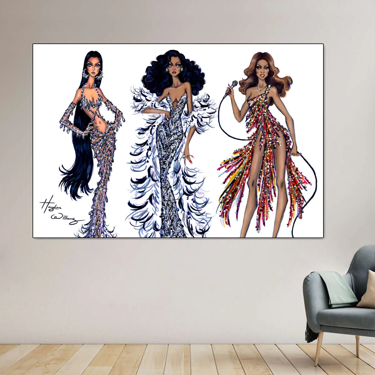 70's Divas Wall Art