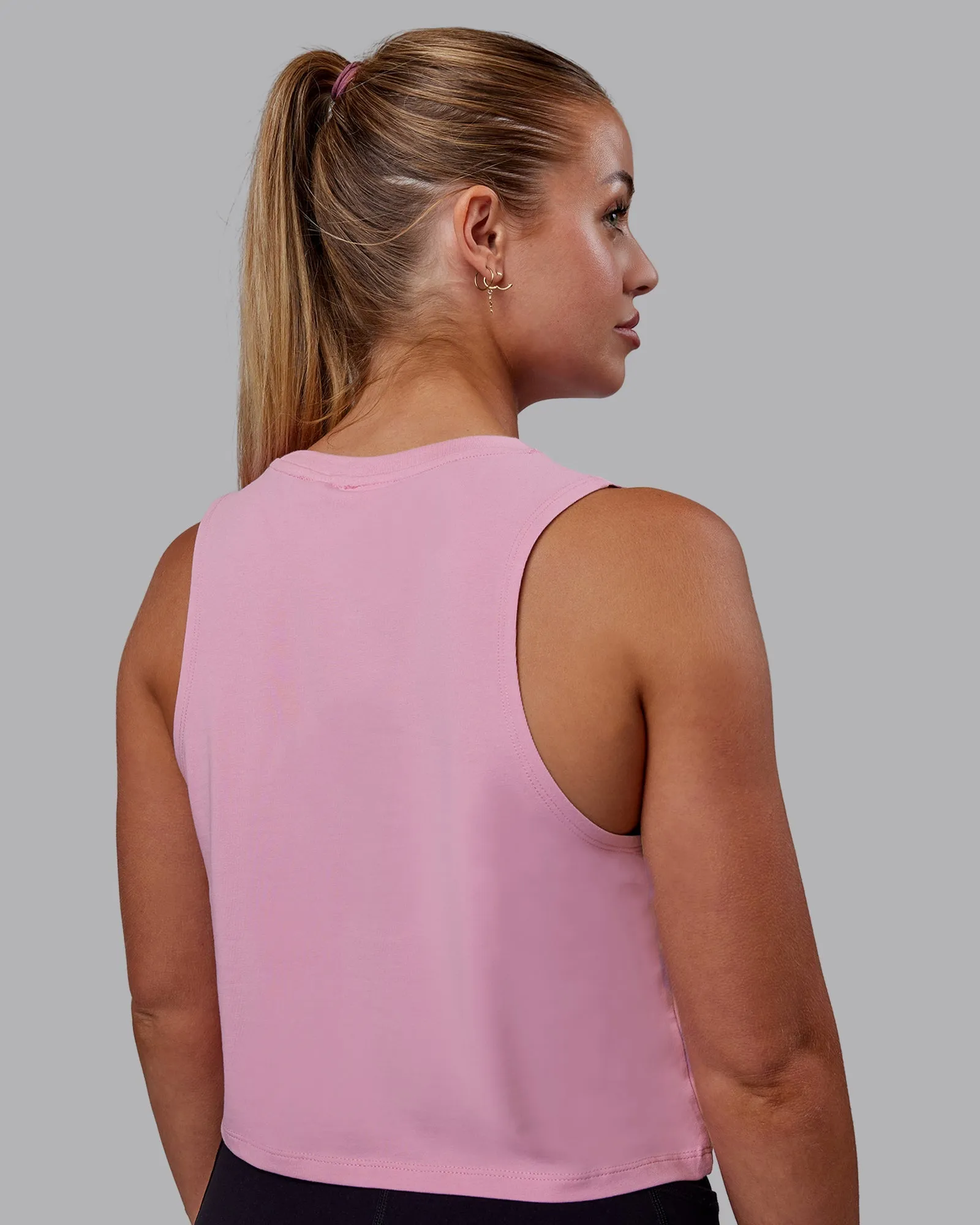 Agile FLXCotton Tank - Bubblegum-White