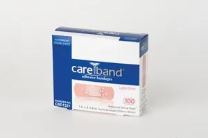 Aso Careband Waterproof Bandages Bandage Adh Waterproof 1X3 Tantan 100/Bx 12Bx/Cs