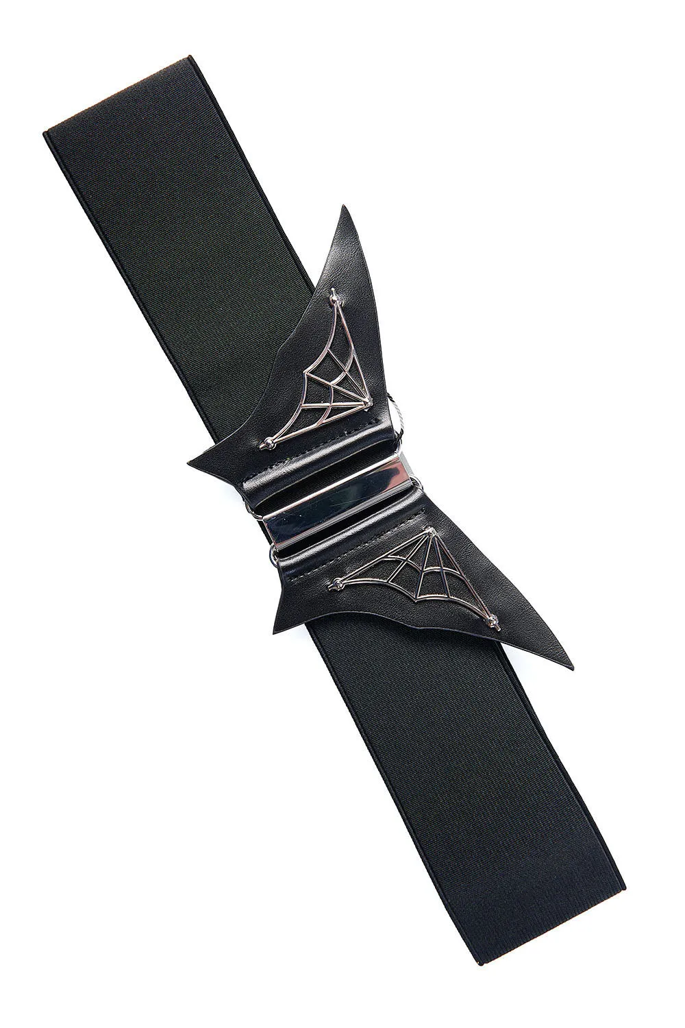 Bat Clasp Elastic Cinch Belt