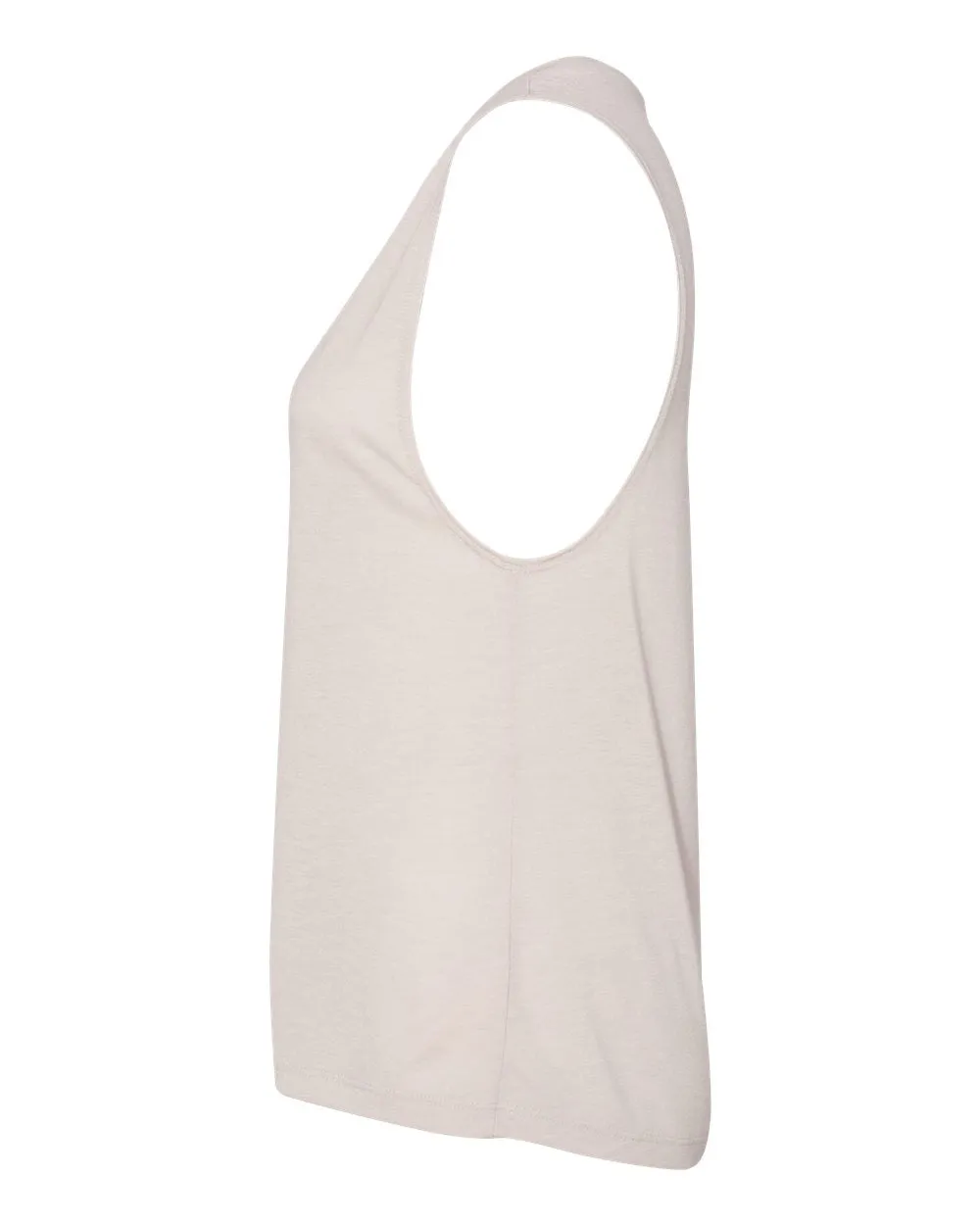 Bella   Canvas 8803 Women's Flowy Scoop Muscle Tank - Heather Dust