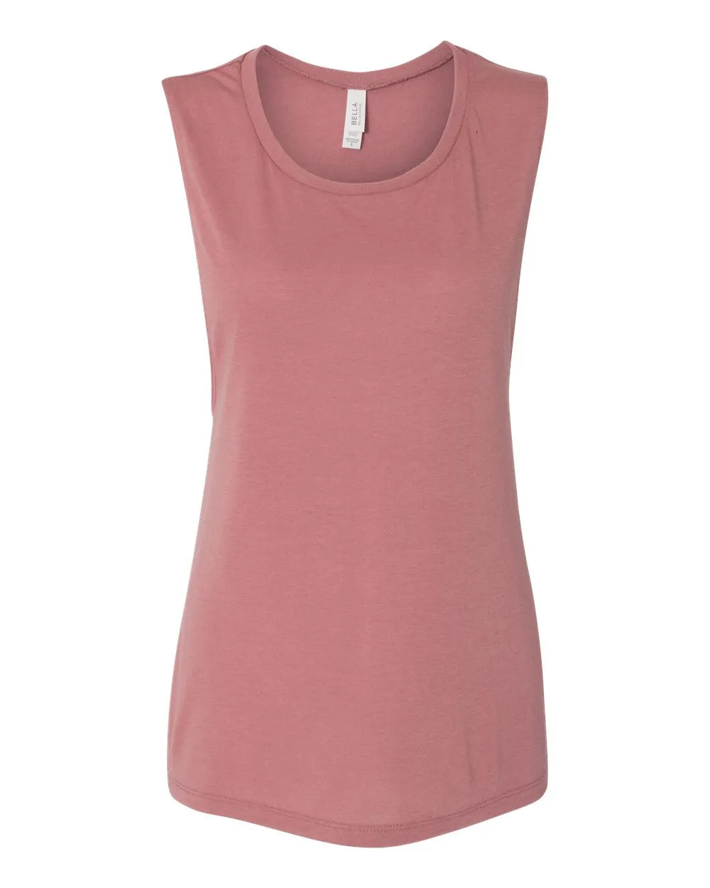 Bella   Canvas 8803 Women's Flowy Scoop Muscle Tank - Mauve