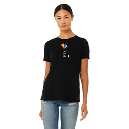 Bella   Canvas Ladies Relaxed Tee- Black