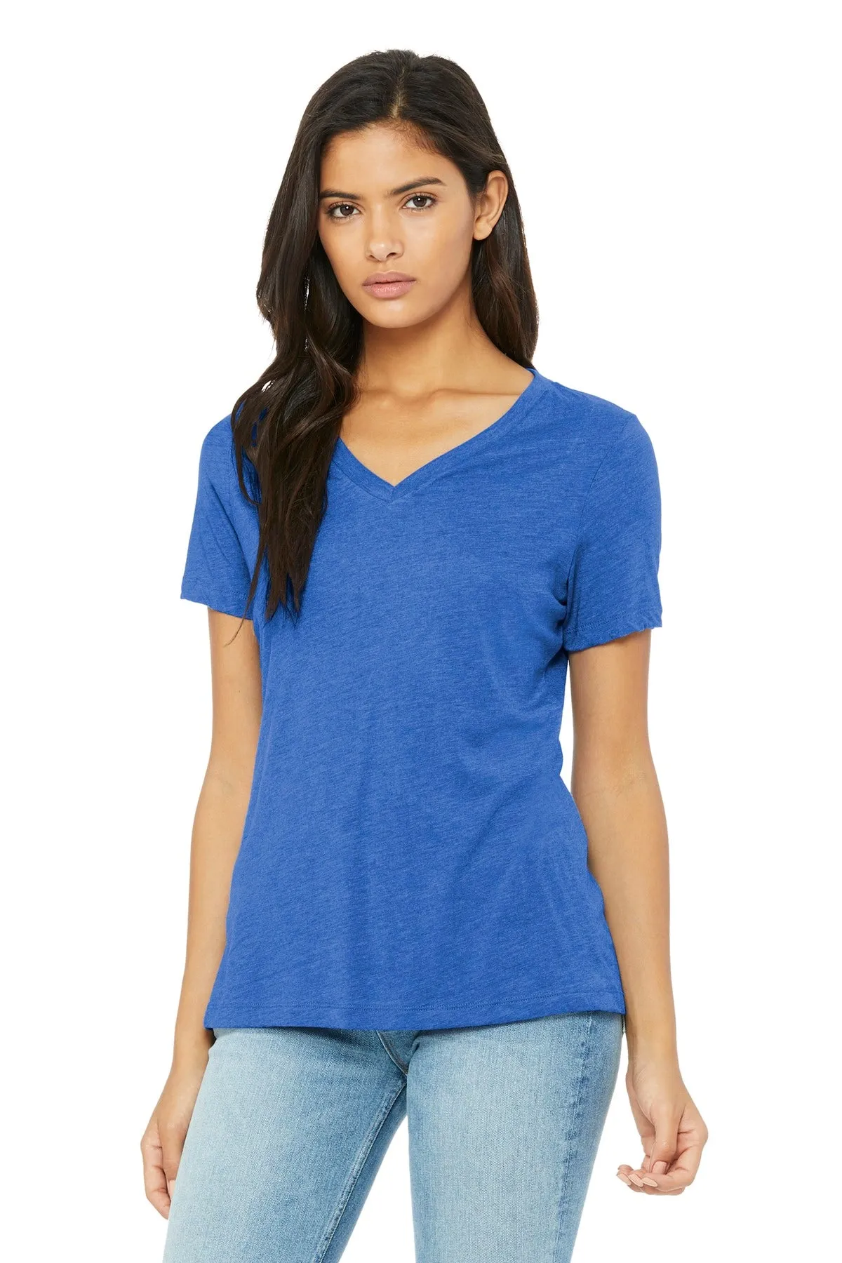 BELLA CANVAS ® Women's Relaxed Jersey Short Sleeve V-Neck Tee. BC6405