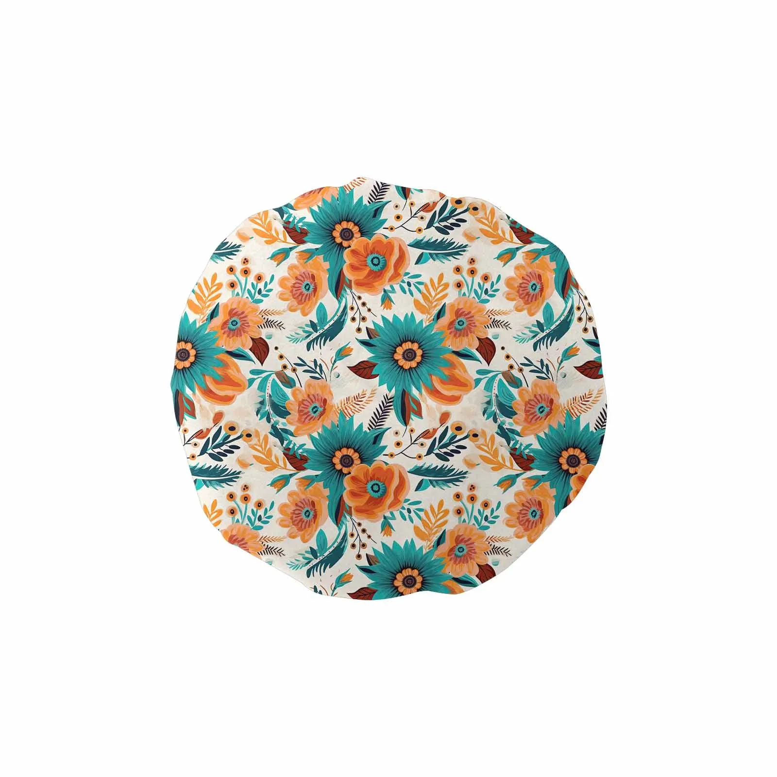 Boho Retro Floral  Shower Cap