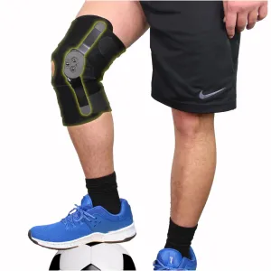 Brace Direct Hinged Knee Brace for Arthritis & Ligament Support - Adjustable ROM Knee Pain Relief