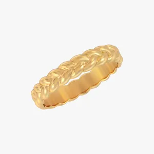 Braided Gold Ring