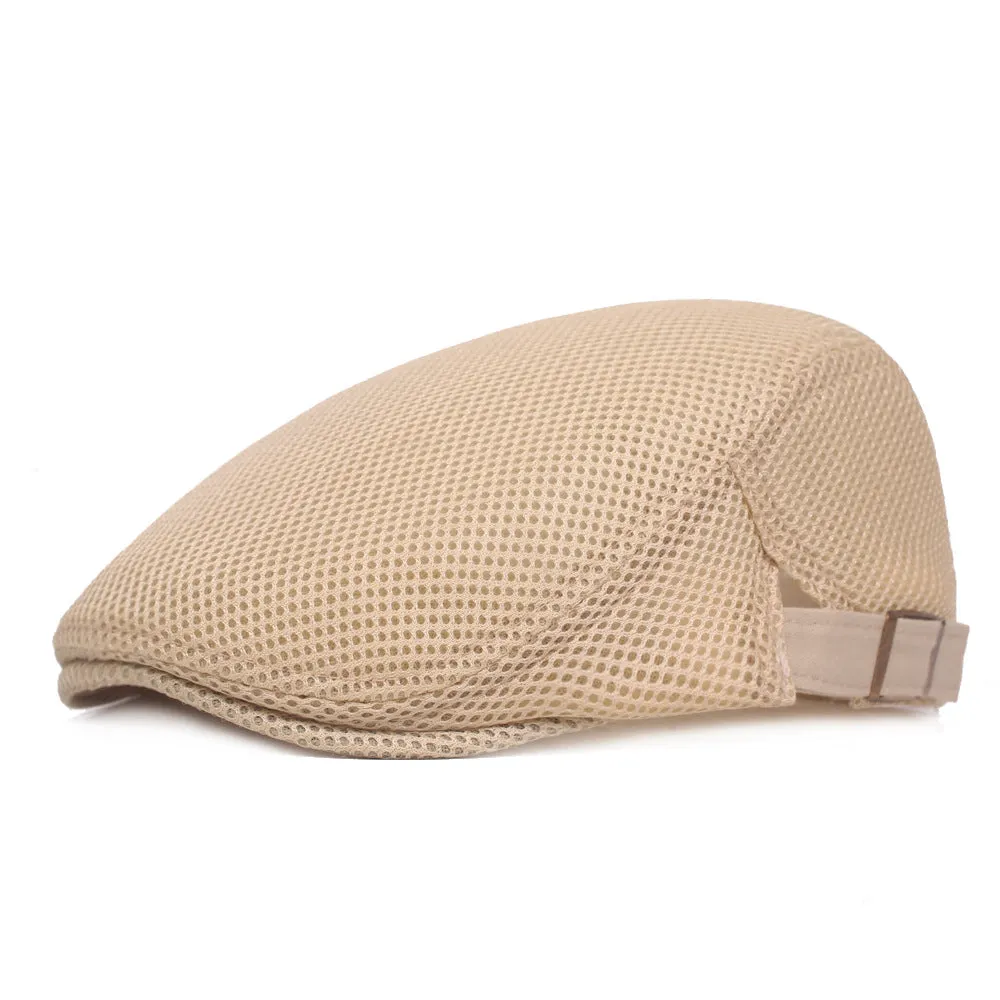 Breathable mesh duck tongue cap