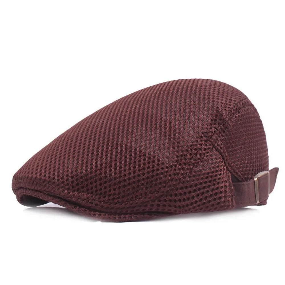 Breathable mesh duck tongue cap