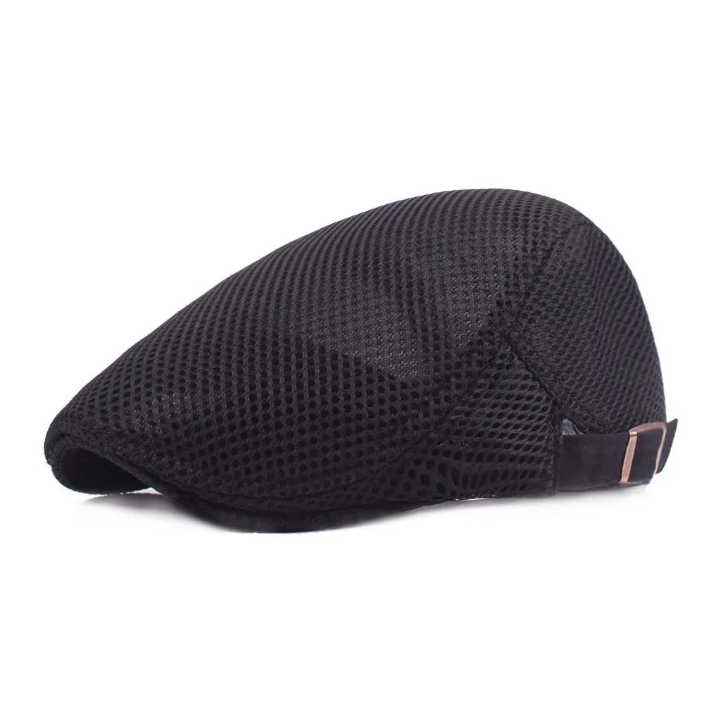 Breathable mesh duck tongue cap