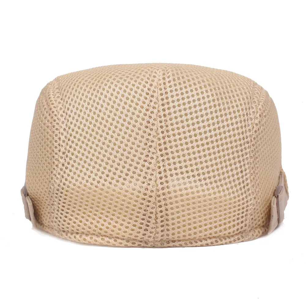 Breathable mesh duck tongue cap