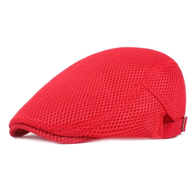 Breathable mesh duck tongue cap