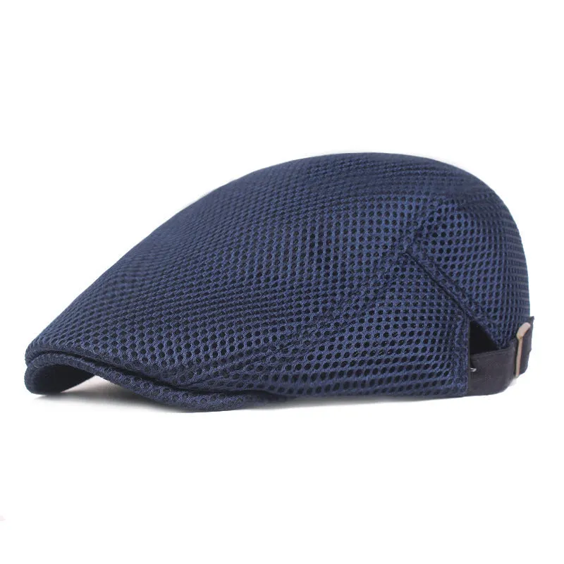 Breathable mesh duck tongue cap