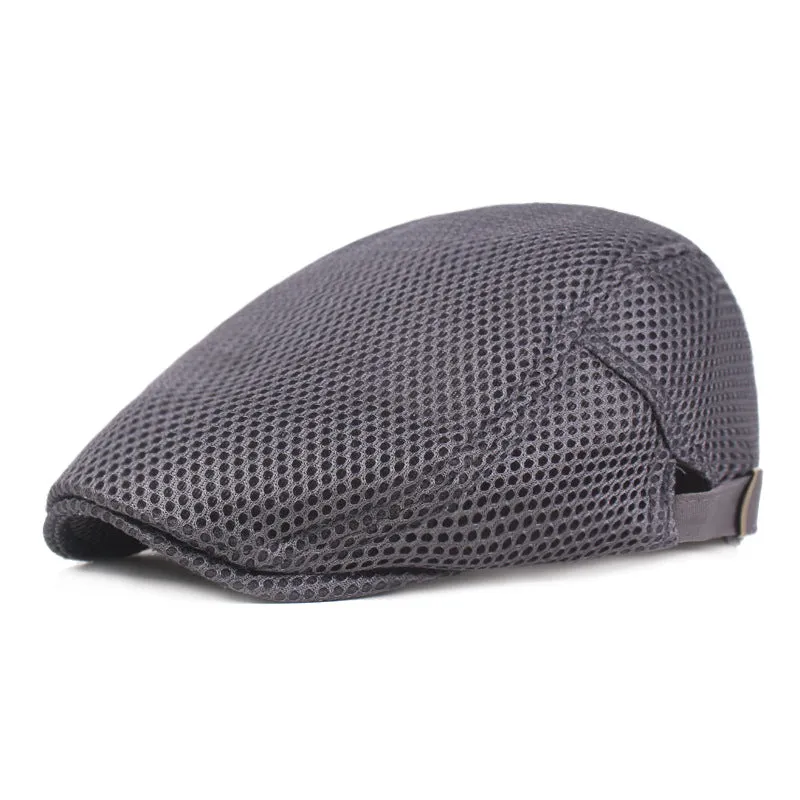 Breathable mesh duck tongue cap