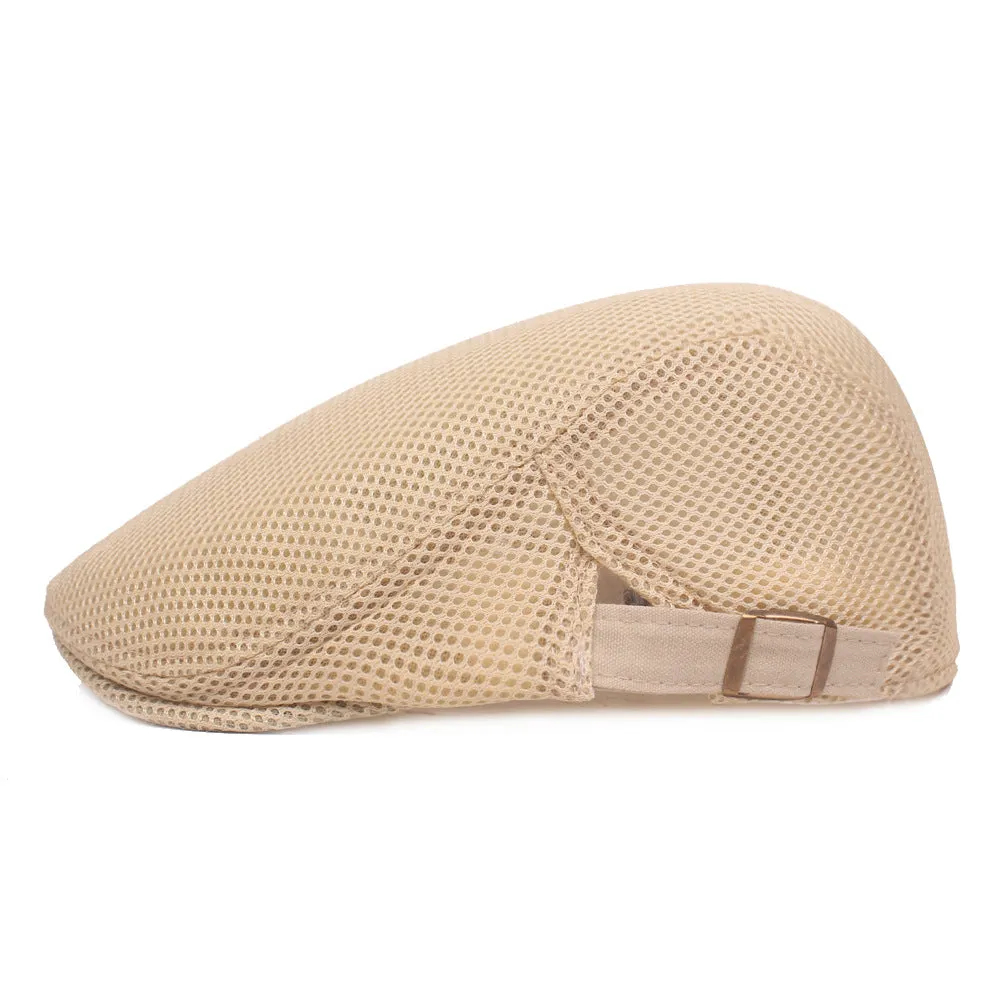 Breathable mesh duck tongue cap