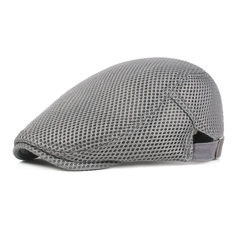 Breathable mesh duck tongue cap