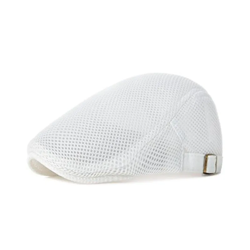 Breathable mesh duck tongue cap