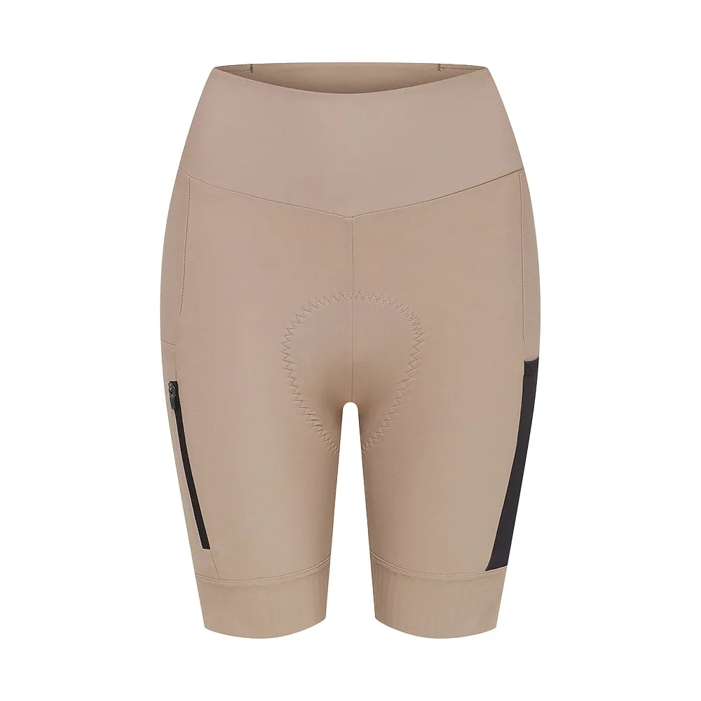 CAFE DU CYCLISTE Elsa Women Cycling Bib Short - Oyster Grey