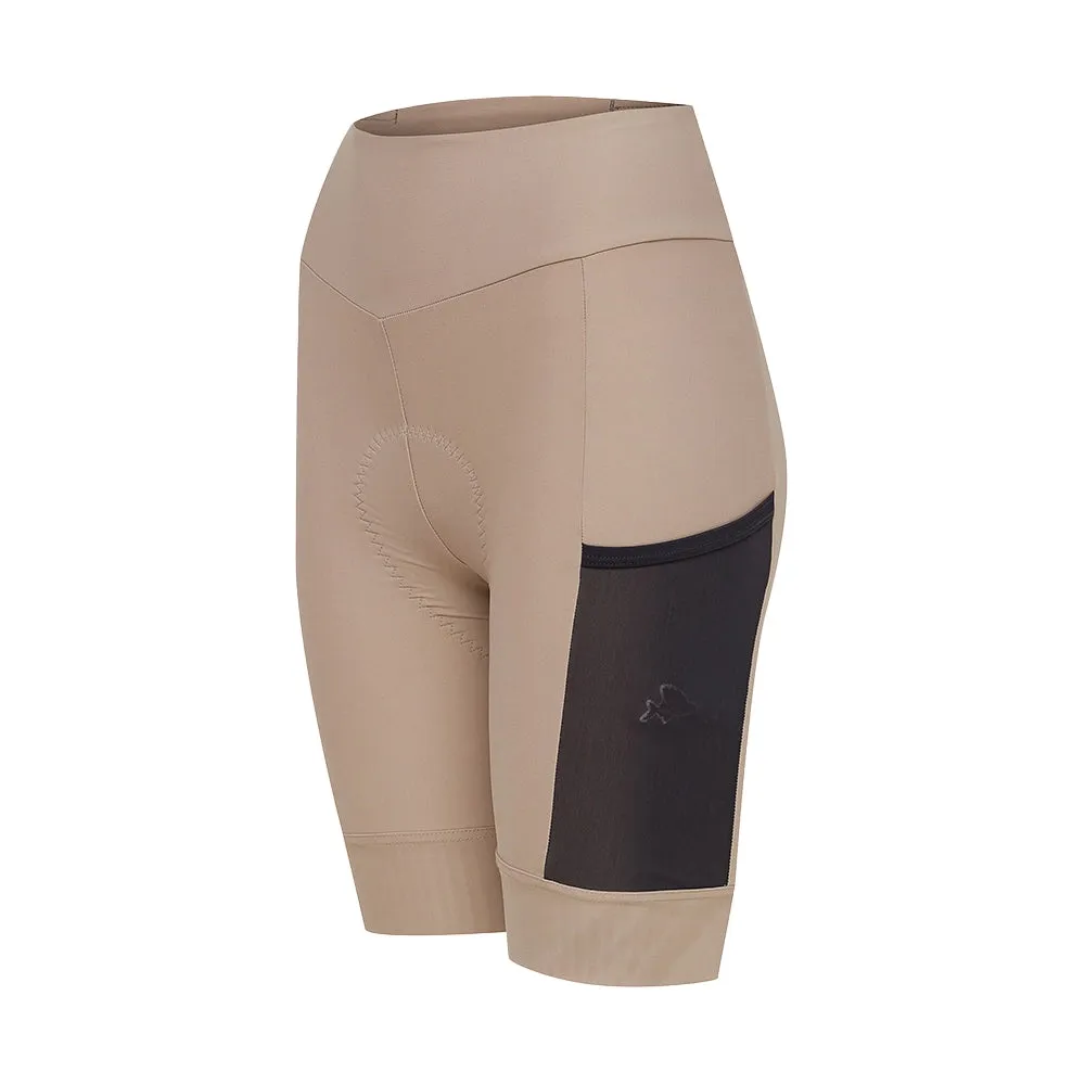 CAFE DU CYCLISTE Elsa Women Cycling Bib Short - Oyster Grey