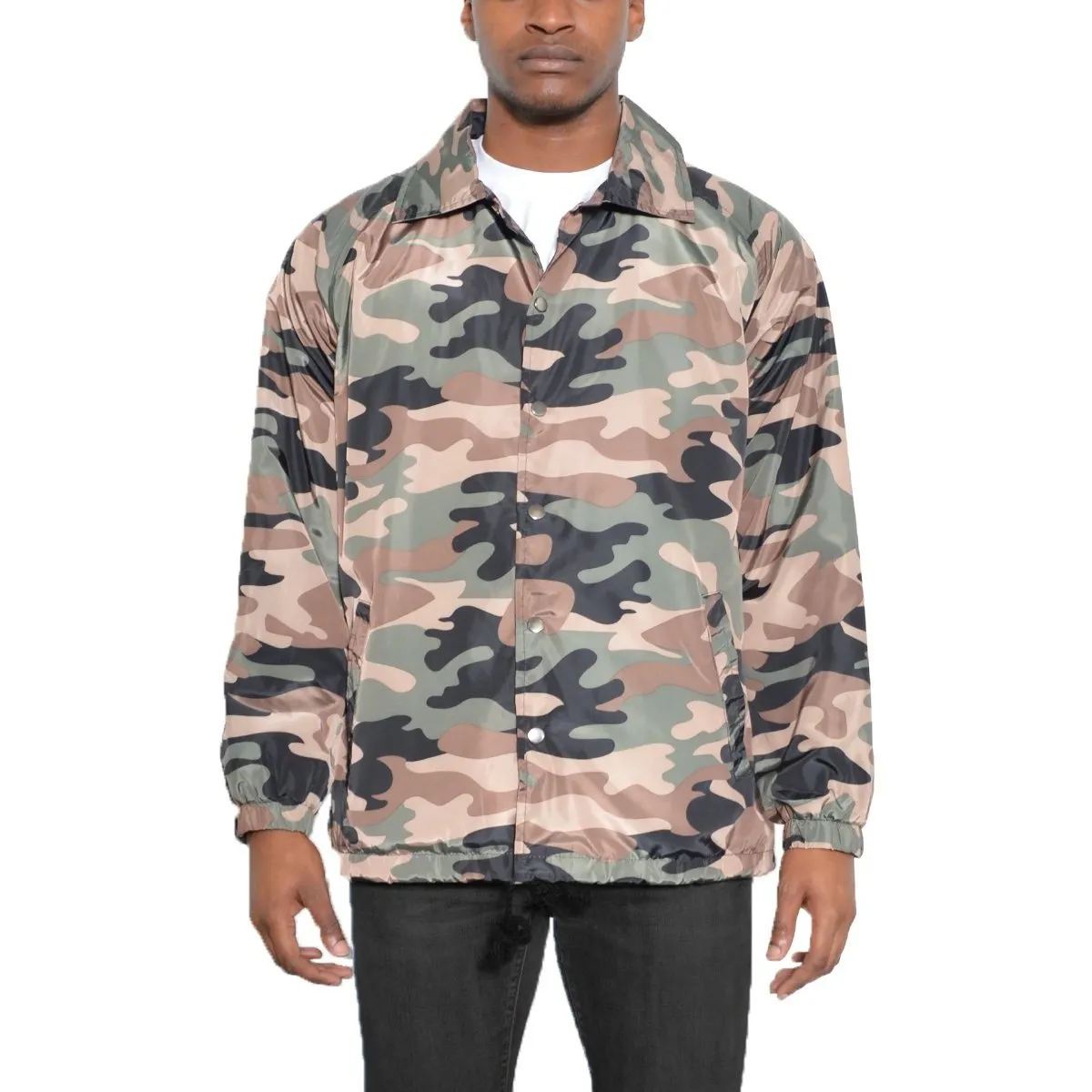 Camo Coachs Jacket