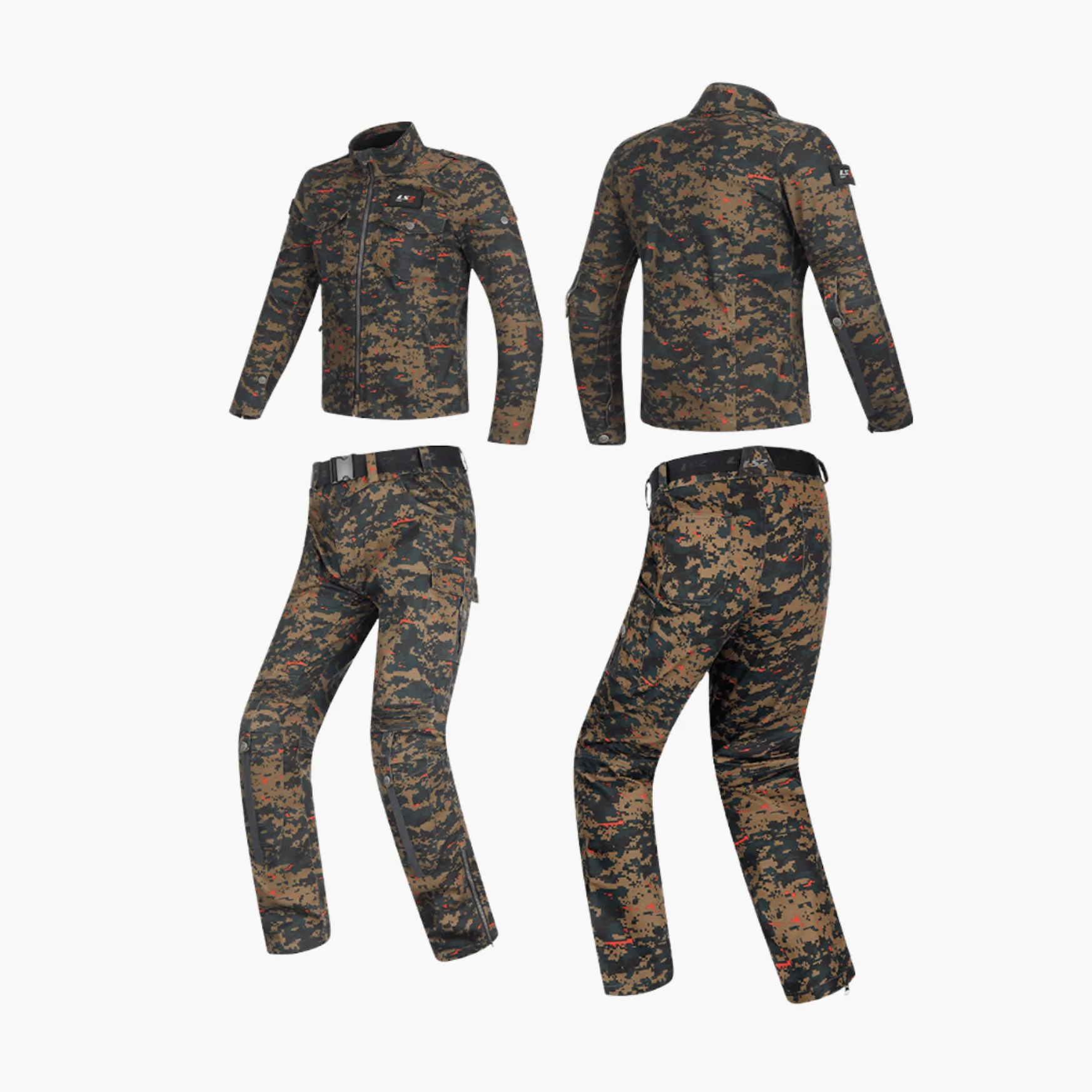 CAMOUFLAGE RIDING PANTS RUST