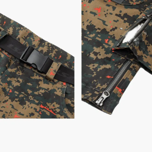 CAMOUFLAGE RIDING PANTS RUST