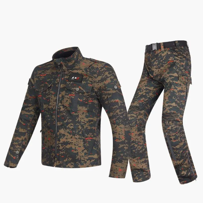 CAMOUFLAGE RIDING PANTS RUST