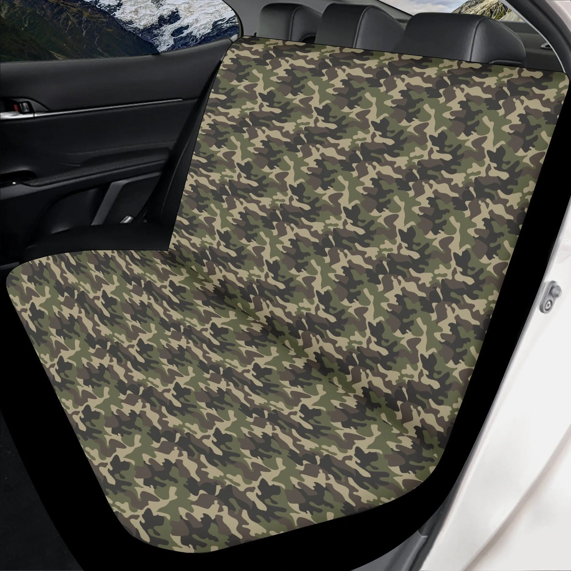 Camouflage Vehicle Seat Cover Set