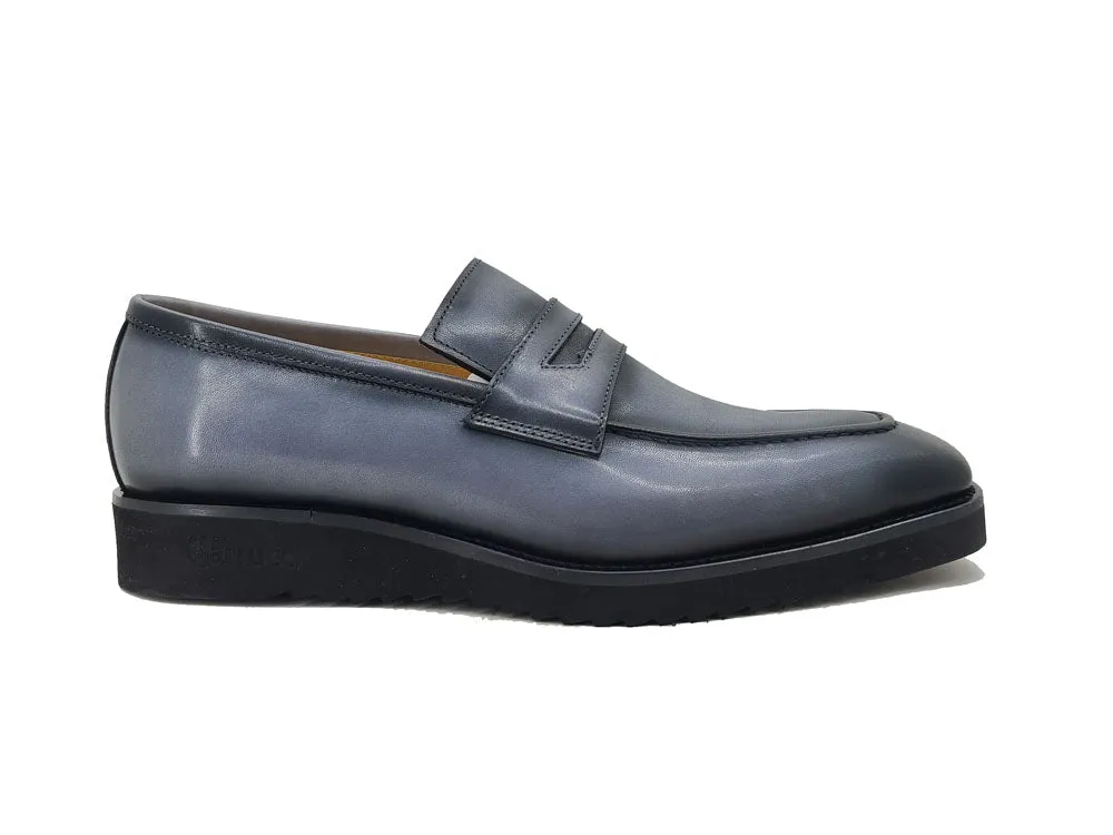 Chic Patina Burnished Penny Loafer