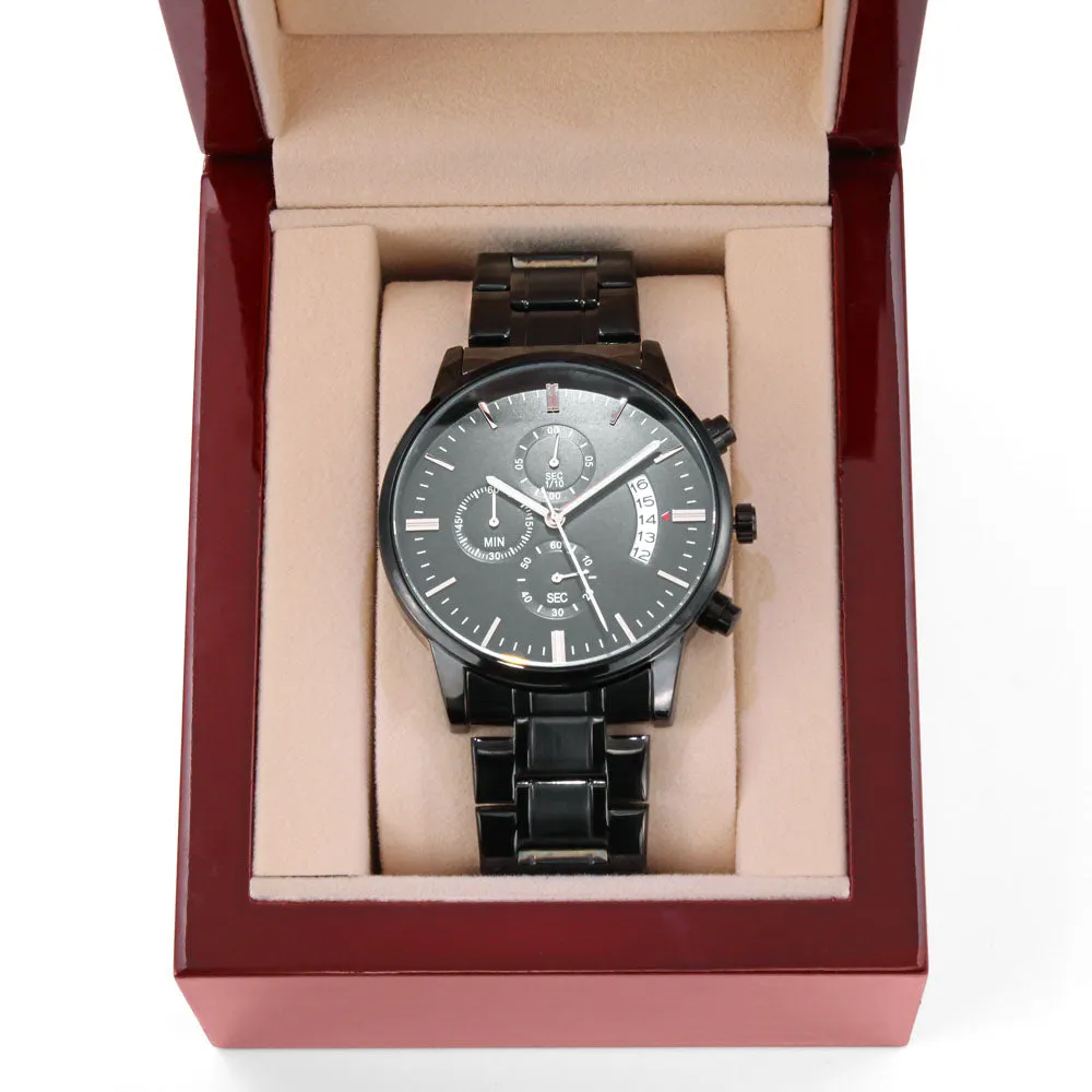 Chronograph Watch Customizable Engraved