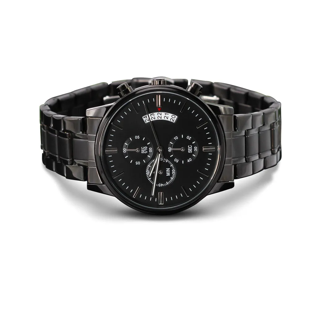 Chronograph Watch Customizable Engraved