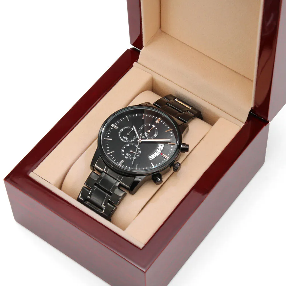 Chronograph Watch Customizable Engraved