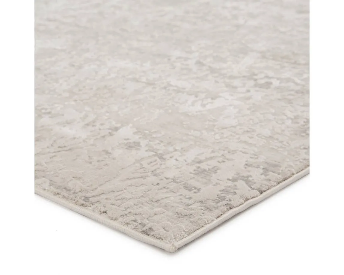 Cirque Kata Rug 4x6- Light Gray and Silver Birch