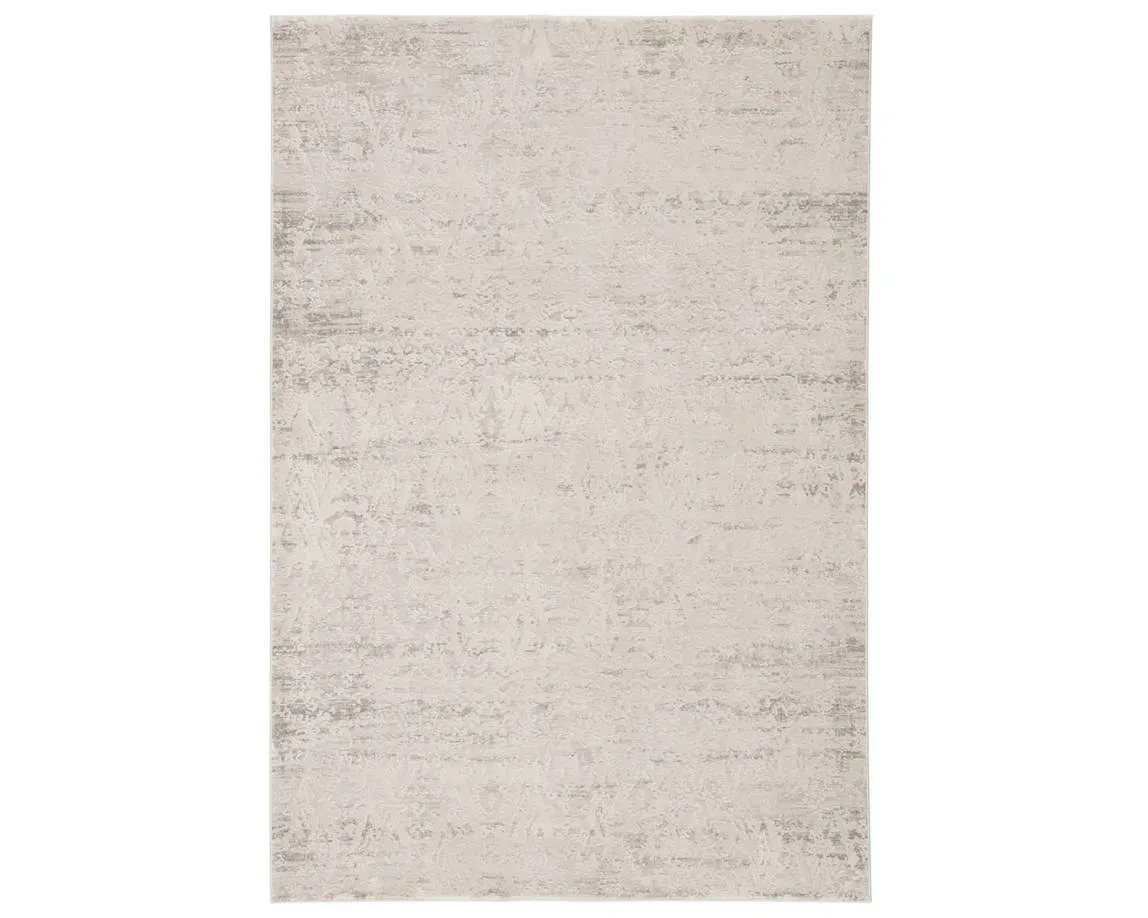 Cirque Kata Rug 4x6- Light Gray and Silver Birch