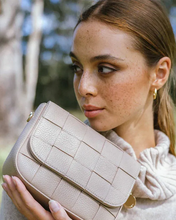 CLARA WEAVE CROSSBODY | Fawn