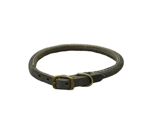 Coastal Rustic Round Leather Collar