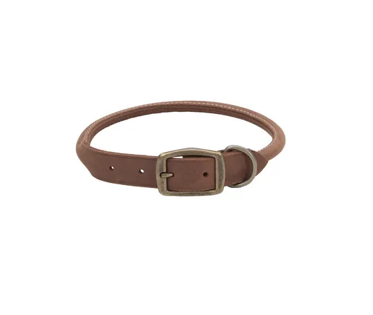 Coastal Rustic Round Leather Collar