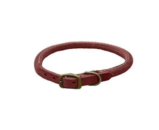 Coastal Rustic Round Leather Collar