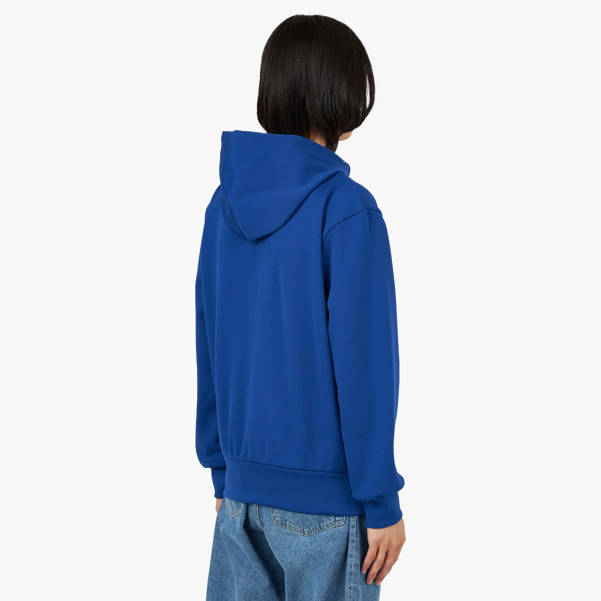 COMME des GARÇONS PLAY Red Heart Zip-Up Hoodie / Blue