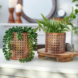 Copper Patina Planter