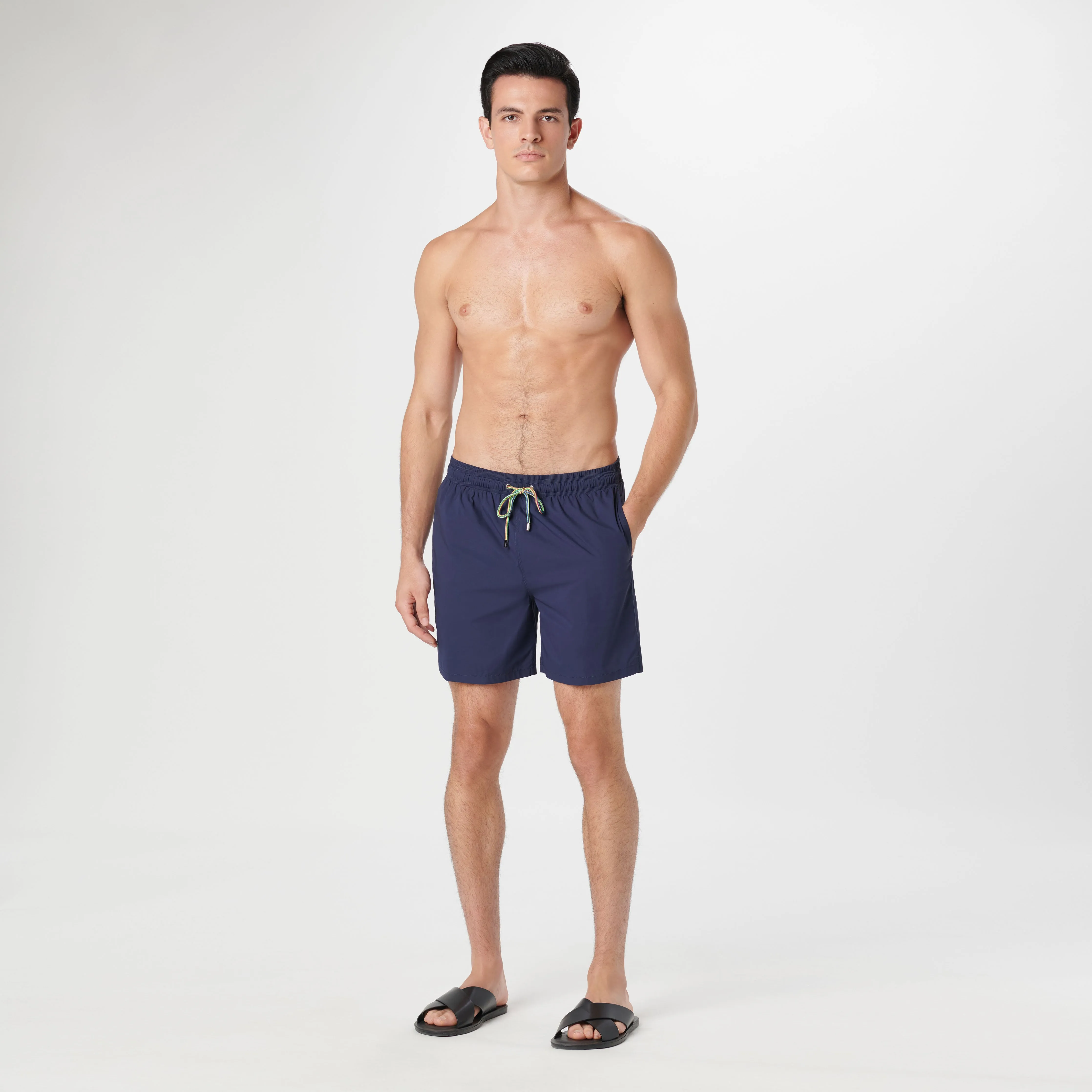 Cosmo Solid Swim Trunks