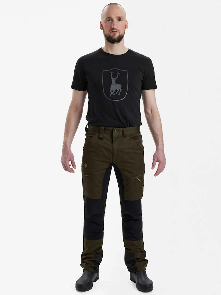 DEERHUNTER Rogaland Stretch Trousers Contrast - Men's - Adventure Green