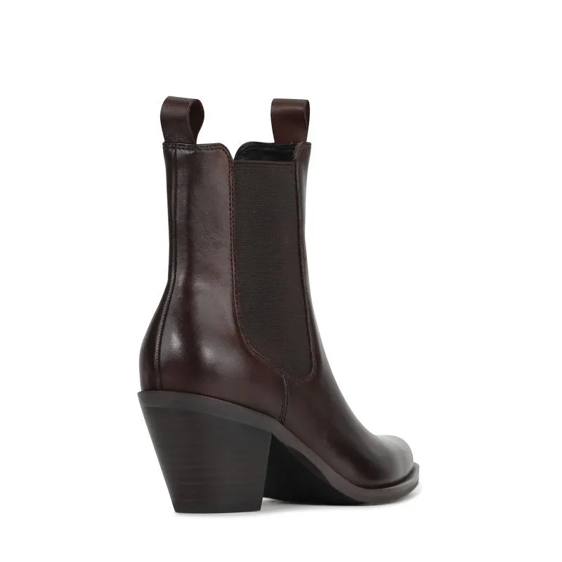 Eos Elesa Chestnut Heeled Chelsea Boot